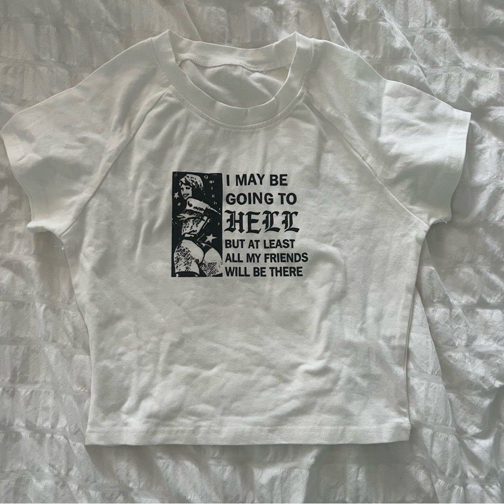 Cropped baby tee